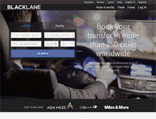 Tablet Screenshot of blacklane.com